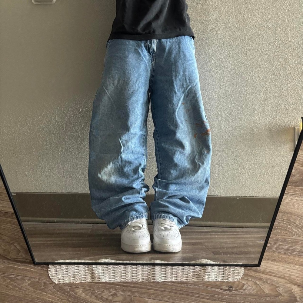 Vintage Y2K/2000s Baggy Light Wash Skater Carpenter Denim Jeans! 33x31